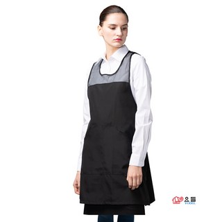 쿨비씨반메쉬앞치마 YA112, 블랙, 1개