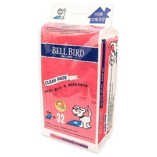 벨버드 크린 배변패드, 32개입, 4개
