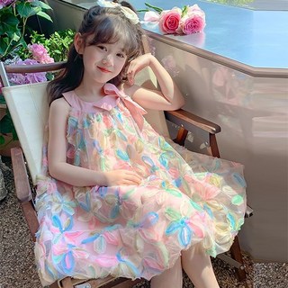 여아 러블리 썸머 플라워 반팔 원피스