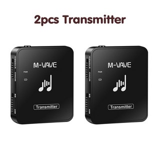휴대용모니터 블루투스모니터 M-vave WP-10 2.4G 무선 이어폰 모니터 충전식 송신기 수신기 지원 스테레오, 2PCS Transmitter, 2PCS Transmitter, 2개