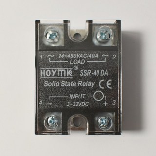 가정용 고전력 DC-AC SSR 솔리드 스테이트 릴레이 10A 25A 40A 80A 100A 120A 12V 모듈 230V AC 부하 3-32VDC 입력, 1개