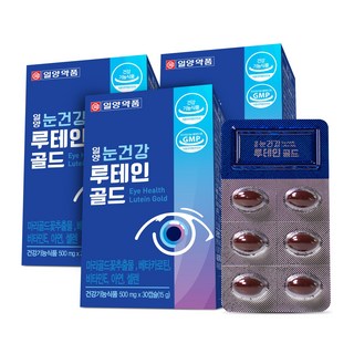 일양약품 눈건강 루테인 골드, 30정, 3개