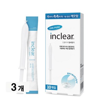 인클리어 의료기기 질세정기, 17g, 3개