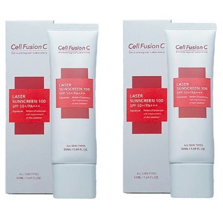 셀퓨전씨 레이저 썬스크린 100 SPF50+ PA+++, 50ml, 2개