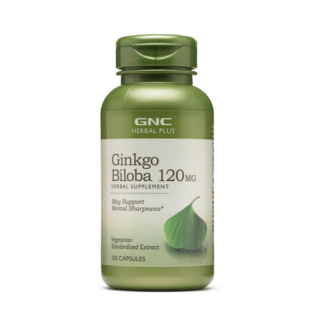 GNC 징코 빌로바 120mg 캡슐, 100정, 1개 대표 이미지 - 뇌영양제 추천
