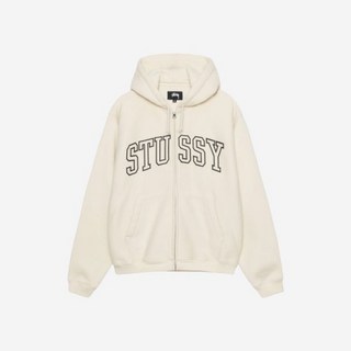 Stussy 스투시 아웃라인 집 후드 아이보리