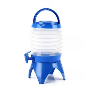 자바라 접이식물통 5.5L/캠핑물통 캠핑용품 생수통, 단품, 1개