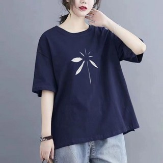 Vezri 여성용 쿨링 소재 오버핏 미디기장 반팔 티셔츠 라운드넥 슬리밍 Acc