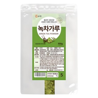 윤고집 보성 녹차 가루, 1개, 500g, 1개입