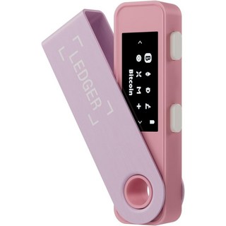 Ledger 나노 S Plus 콜드 월렛 블루투스 암호화폐 지갑 USB NFT 비트코인, C.파스텔 핑크, 1개