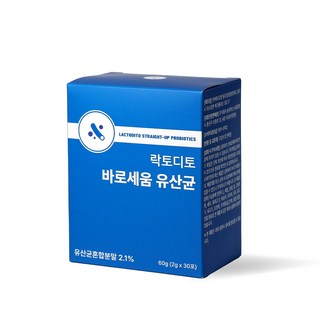 락토디토 전립선 유산균 30포 60g, 1개, 30회분