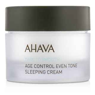 Ahava 타임 투 스무스 에이지 컨트롤 이븐톤 슬리핑 크림 50ml, 1개
