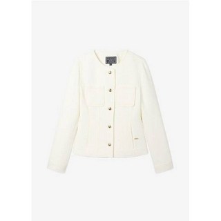 게스 GUESS 여성 페플럼 트위드 자켓 YP1W1861 168997