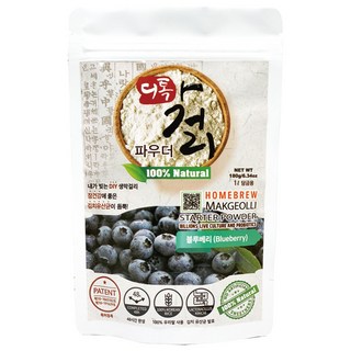 디톡막걸리 수제 천연 누룩 블루베리 다이어트 막걸리 만들기 1리터 가루 DIY 분말 키트, 1개, 180g