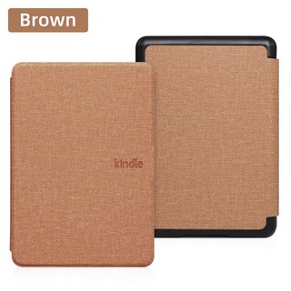 E북 ONYX 전자책 커버 Kindle Colorsoft 1 2 3 5 6 10th 11th 12th Generation 6.8 7in 마그네틱, PQ94WIF 2018 KPW4, Brown