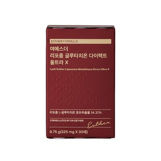 에스더포뮬러 여에스더 리포좀 글루타치온 다이렉트 울트라 X, 30회분, 9.75g, 1개