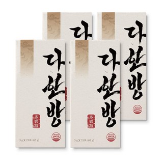 공식 다한방, 4박스, 63g