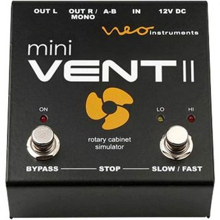 Neo Instruments 미니 Vent II 회전 스피커 시뮬레이터 페달, 미니 벤트 II 로터리 스피커 시뮬레이터 페달