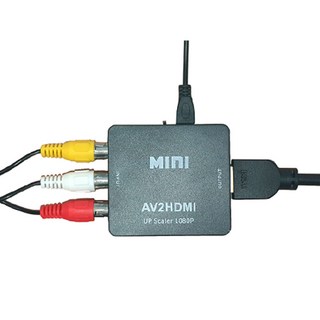 AV to HDMI 레트로 게임기 변환기 TV 3RCA 컴포지트 변환 컨버터 AV2HDMI, AV2HDMI 본품, 1개
