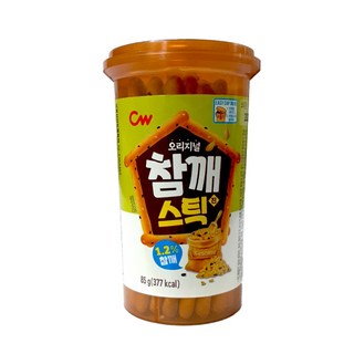 청우식품 참깨스틱 진, 85g, 24개