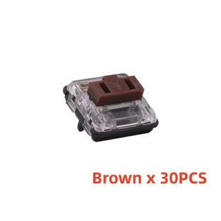 Kailh Choc 로우 프로파일 스위치 1350 RGB 초콜릿 키보드 Clicky 촉각 선형 레드 블루 브라운 화이트, 02 90PCS Choc Brown, 1개