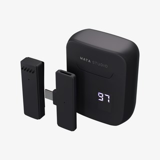 마타스튜디오 무선 핀마이크 싱글 2.4G, SC001, 혼합색상