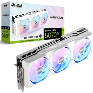 이엠텍 이엠텍 지포스 RTX 5070 Ti MIRACLE WHITE D7 16GB