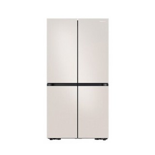 삼성전자 4도어 냉장고 메탈 870L 방문설치, 매트 크리미 베이지, RF84C926A4E