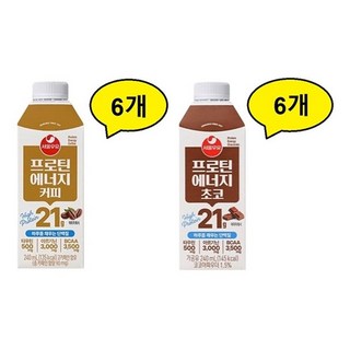 서울우유 프로틴 에너지 초코+커피, 0.24l