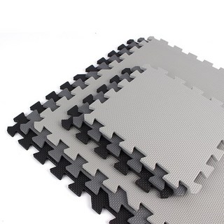 WOHNEN EVA 모던감성 퍼즐매트 층간소음방지 충격흡수 바닥 베란다, 5세트, DARK GREY