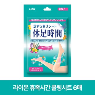 휴족시간 쿨링시트, 6개입, 1개