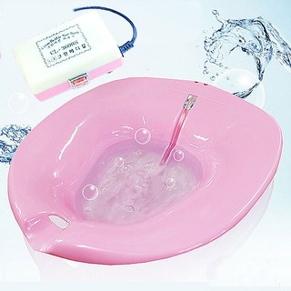 크린메디칼 버블 좌욕기 좌욕대야+공기펌프 CL-3600S, 색상랜덤, 1세트