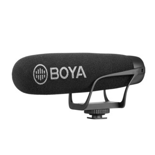 샷건 마이크 BOYA 프로페셔널 슈퍼카디오이드 콘덴서 카메라 샷건 미니 마이크 PC 아이폰 스마트폰 DSLR 니, 02 BYBM2021