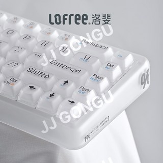 Lofree 1% 기계식 키보드 사용 모습