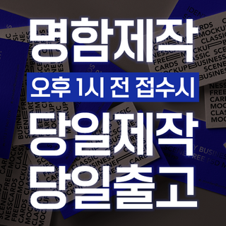 스노우지 250g 코팅 명함 주문제작, 스노우지 250g 코팅명함 200매