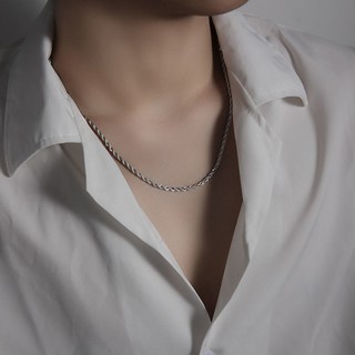 테티아 남자 패션 클래식 줄 목걸이
