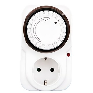일레콘 24시간 콘센트 타이머 1구 TS-MD3, 7.5cm, 1개