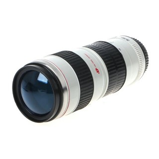 휴대용 카메라 렌즈 모양 보온병 EF 70-200mm 음료 머그 커피 컵 400ML, 1개