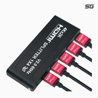 신길전자 HDMI 분배기 4포트 4K UHD 영상 1:4, 1개