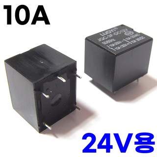 카엘이디 5핀 릴레이 파워 12V 24V PCB 릴레이 계전기 후깜 스위치 5P, 24V 5핀 릴레이, 1개