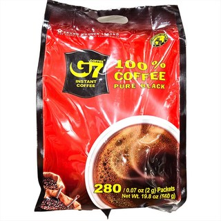 베트남 G7 퓨어 블랙커피 2G, 280개입, 1개