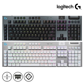 로지텍 G915 X 게이밍 무선 블루투스 키보드 – 104키 풀배열, 택타일 스위치, 화이트, 정품 (2024년 9월 신모델) 로지텍g515