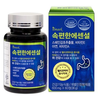 일맥 속편한에센셜 위건강 1병, 60정, 1개