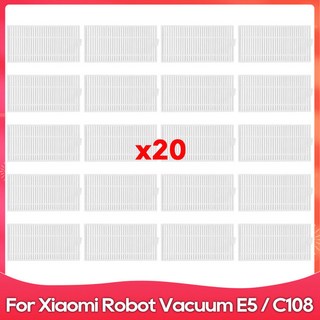 Xiaomi Robot Vacuum E5 / C108 / CDZC108 / BHR7969EU 사이드 브러시 걸레 필터 로봇 청소기 교체 부품에 적합합니다., 1개