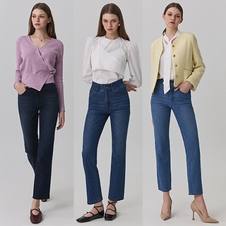 뱅뱅 25SS 여성 썸머 이지 라이크라 데님 3종