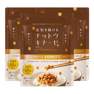 겐키 일본 나토키나제 premium 4000FU 낫또 나또 3개월분, 3개