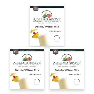 A Blend Above Mudslide 음료/와인 믹스 3팩 대형 피처 1개 음료 6개 쉬운 만들기 알코올 블렌드 와인 칵테일 스프릿처 천연 성분 글루텐 프리, Pina Colada