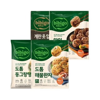 비비고 4종 반찬(동그랑땡 340g+해물완자 340g+떡갈비 320g+계란고기완자 480g), 1세트, 320g