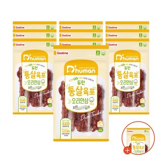 굽네듀먼 HACCP 강아지육포 국산오리안심, 50g, 11팩