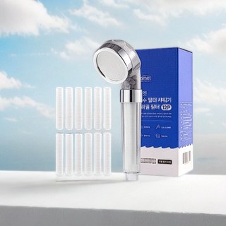 동남아 샤워 필터 유럽 나트랑 홍콩 대만 여행 준비물 리스트 해외 여행용 샤워기 필터, 1개